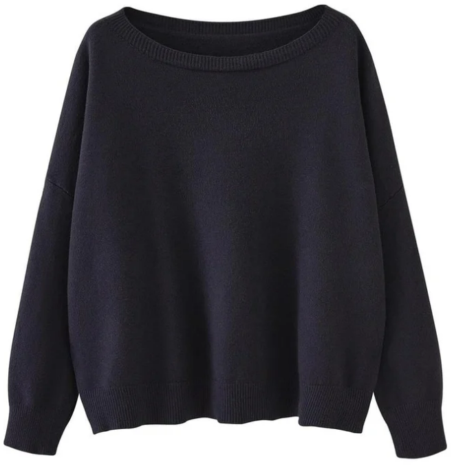 Schulterfreier Pullover