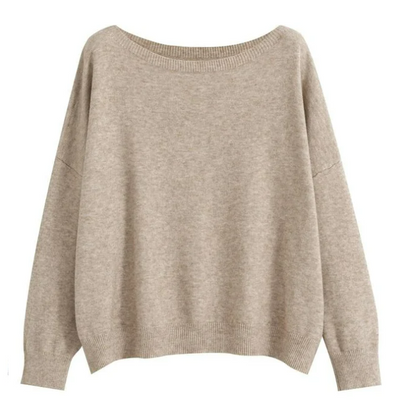 Schulterfreier Pullover