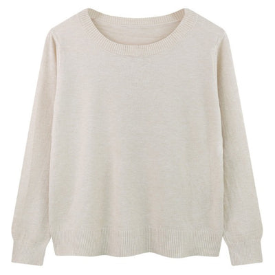 Schulterfreier Pullover